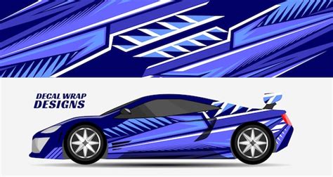 Premium Vector Racing Pattern Decal Template Automotive Sports