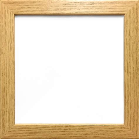 Buy X Oak Colour Modern Box Frames Wood Finish Photo Picture Square