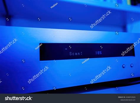 digital dot matrix display screen text stock photo