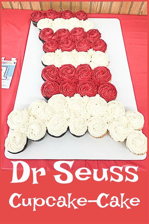 Dr Seuss Hat Cupcake Cake Dr Seuss Cupcakes Dr Seuss Cake Dr Seuss