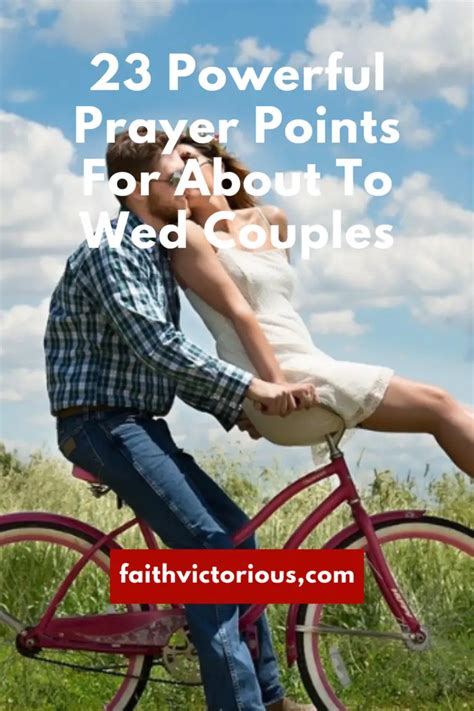 23 Powerful Prayer Points For About To Wed Couples Faith Victorious