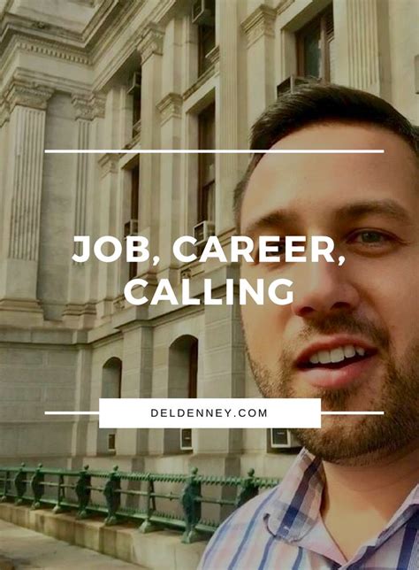 Job Career Calling In Episode 12 We Talked About Distinguishing The