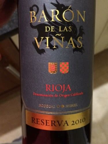 Baron De Las Vi As Reserva Rioja Vivino