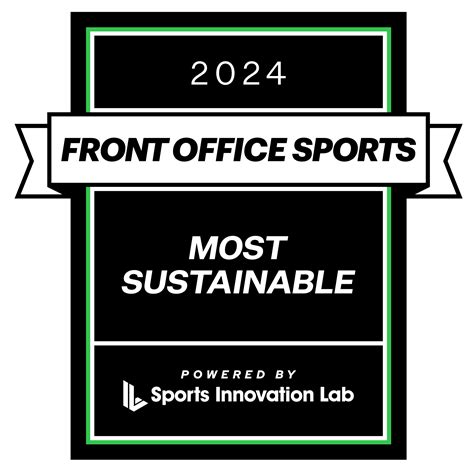 Most Sustainable 2024 Winners - Front Office Sports