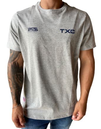 Camiseta Masculina Txc Brand Mescla Celeiro Country