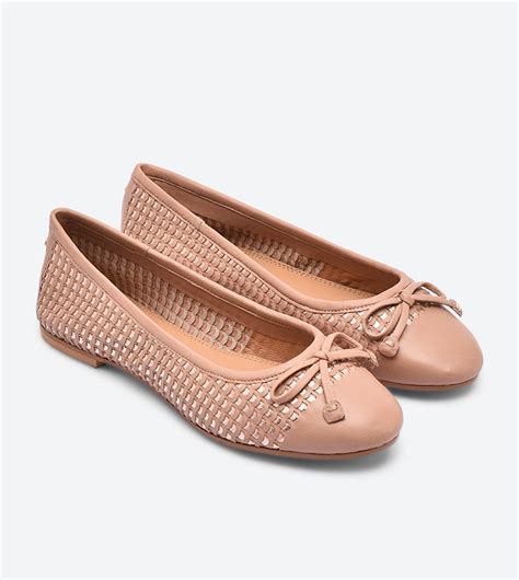 Buy Dune London Knot Detailed Woven Ballerinas Nude HENNAH In Nude 6thStreet Saudi Arabia