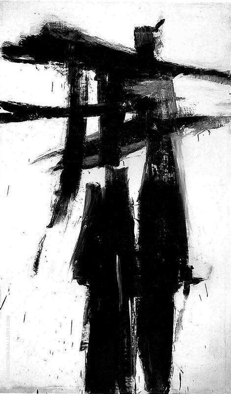 Untitled 1956 A By Franz Kline Oil Painting Reproduction