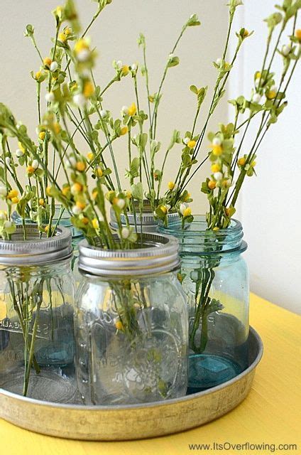 Fresh Centerpiece Ideas And Inspiration Sunlit Spaces Mason Jar