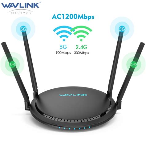 Wavlink Roteador Wi Fi Ac1200 Gigabit 5ghz Extensor Impulsionador