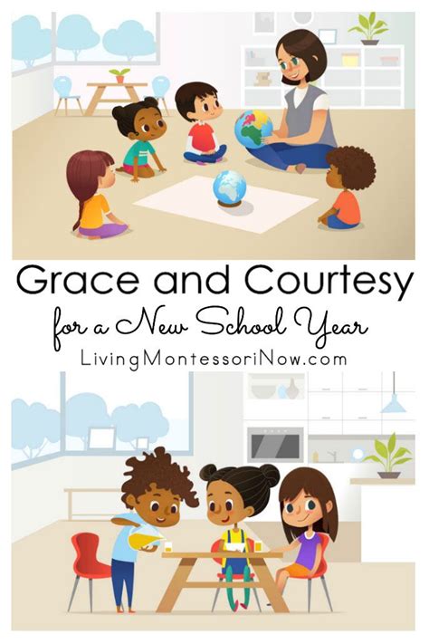 Montessori Monday Grace And Courtesy For A New School Year Montessori Activities Preschool