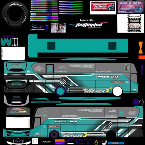 Livery Bussid Tunggal Jaya Jupiter Ini Listnya Esportsku