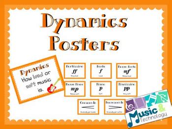 Elements of Music- Dynamics Posters by Music and Technology | TpT