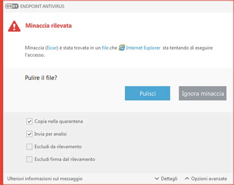 Stata Rilevata Una Minaccia Eset Endpoint Antivirus Guida