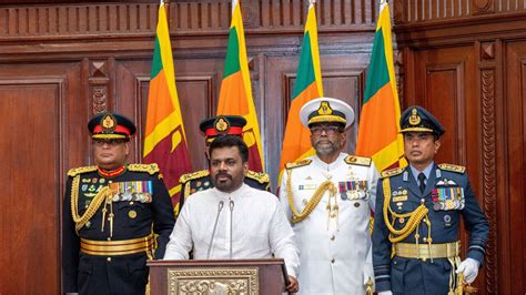 Anura Kumara Dissanayake Takes Oath As Sri Lankas Next President The