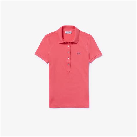 Lacoste Womens Slim Fit Stretch Mini Cotton Piqué Polo Pf7845 7fy