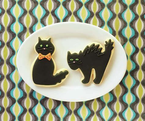 Halloween Cat Cookies