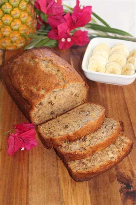 Hawaiian Pineapple Banana Nut Bread Recipe