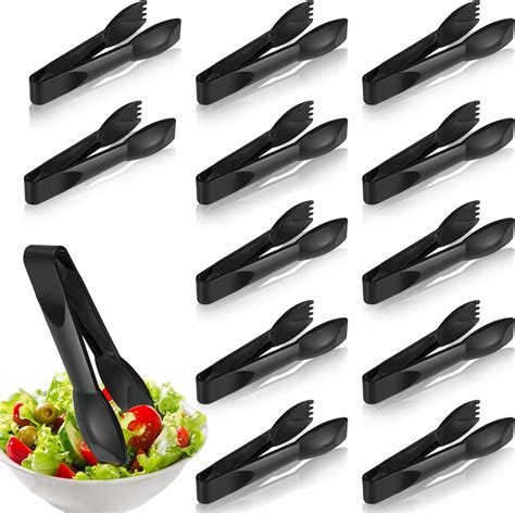 Amazon 24 Pieces Plastic Serving Tongs For Kitchen Disposable