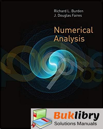 Instructor’s Solutions Manual Numerical Analysis 8th Edition By Burden And Faires Buklibry