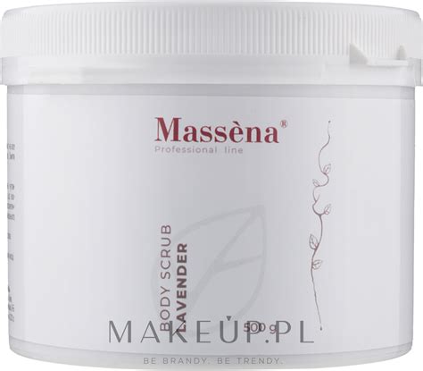 Massena Body Scrub Lavender Lawendowy Peeling Do Ciala Makeup Pl