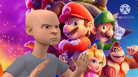 Classic Caillou Misbehaves At Movie Theatre To Watch The Super Mario