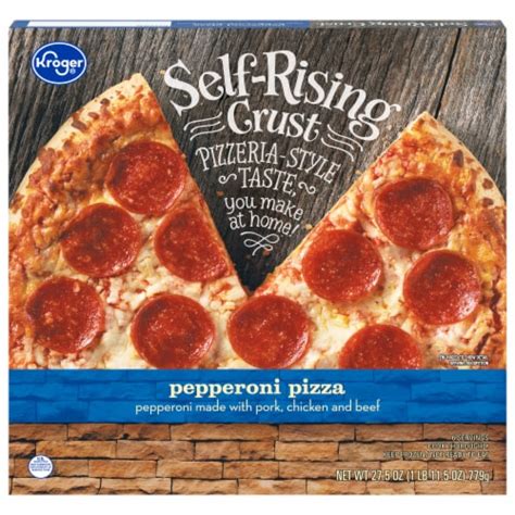 Kroger® Pepperoni Self-Rising Frozen Pizza, 27.5 oz - QFC