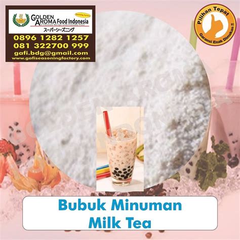 Jual Bubuk Minuman Rasa Teh Susu Kg Milk Tea Drinking Powder Enak