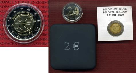 Belgien Belgium Belgie 2 Euro Gedenkmünze Belgien 2 Euro 2009 10