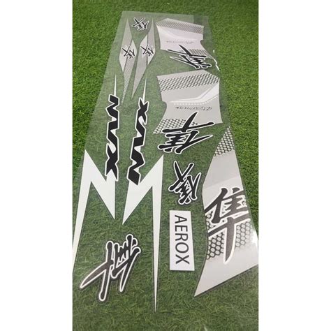 Jual Striping Transparan Aerox New Hayabusa Bahan Bening Sticker