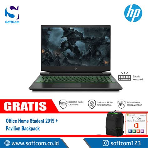 HP Pavilion Gaming 15 Dk2002TX Core I5 11300H 8GB 512GB SSD VGA 4GB 15