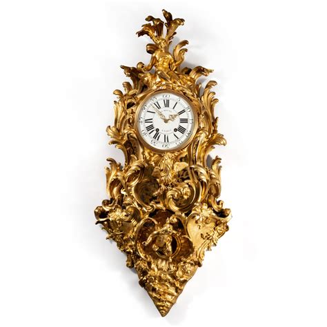 An Important Gilt Bronze Bracket Clock Louis XV Circa 1755