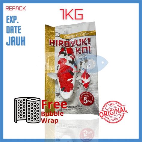 Jual Hiroyuki Koi Growth And Color Repack Kg Makanan Pakan Koi