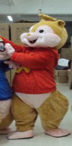 Hot Alvin And The Chipmunks Mascot Costume CosplayWare