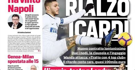 Corriere Dello Sport Italia Jueves 10 De Enero De 2019 Infobae