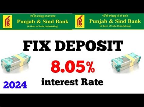 Punjab Sind Bank Fixed Deposit Interest Rate Punjab Sind Bank Psb