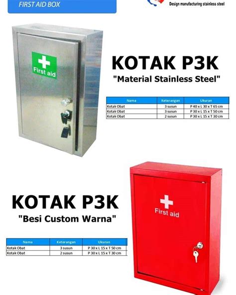 Kotak Obat P K Stainless Steel Dan Besi In Kotak Obat P K Besi