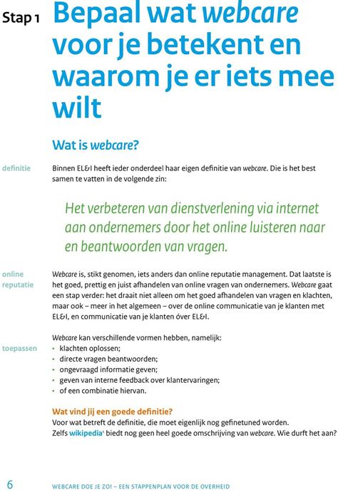 Webcare Doe Je Zo Een Stappenplan Voor De Overheid Pdf Free Download