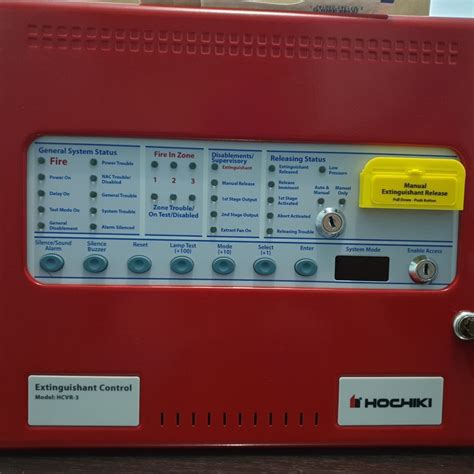 Jual Panel Hochiki Fire Suppression System Type Hcvr R Harga Murah