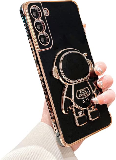 Samsung Galaxy S G Phone Case Luxury Plating Astronaut Stand