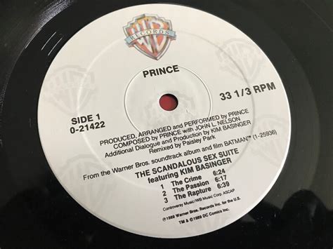 Vintage Prince The Scandalous Sex Suite Vinyl Etsy