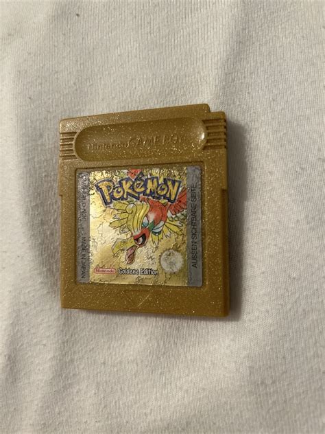 Pokemon Gold Goldene Edition Gameboy Color HooH EBay