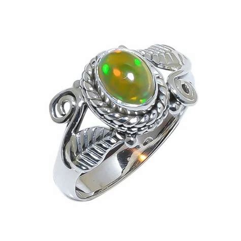 Cr Ethiopian Fire Opal Natural Gemstone Sterling Silver