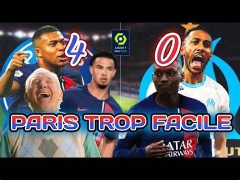 Psg Om Le Psgtrop Facile Merci Paris Youtube