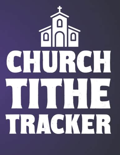 Church Tithe Tracker Church Offerings Financial Log Book For Small