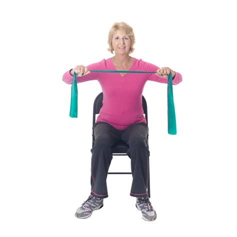 Resistance Band Chair Exercises For Seniors