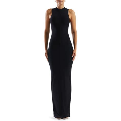 Naked Wardrobe Sleeveless Body Con Maxi Dress Grey Editorialist