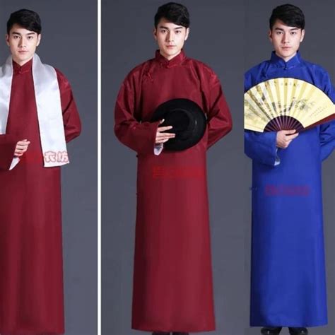 baju terusan pria tradisional china cheognsam model ip man shanghai