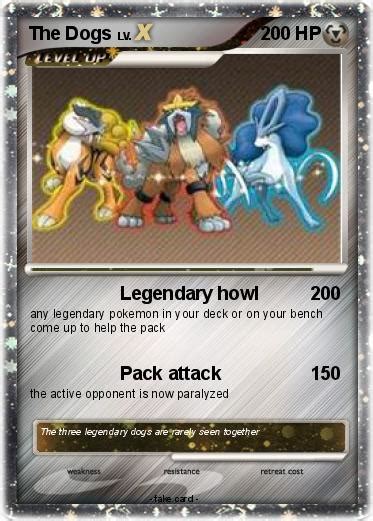 Pokémon The Dogs 6 6 Legendary Howl My Pokemon Card