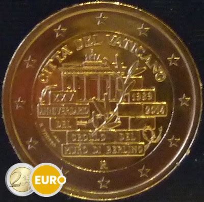 Vaticaan 2014 2 Euro Val Van De Berlijnse Muur BU FDC Euronotes Be