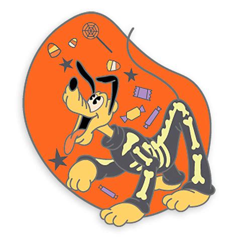 Disney Pin - Halloween 2020 - Skeleton Pluto